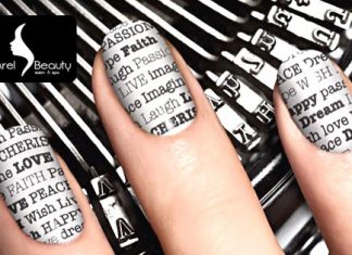 Ce zici de o manichiura cu imprimeu de ziar?