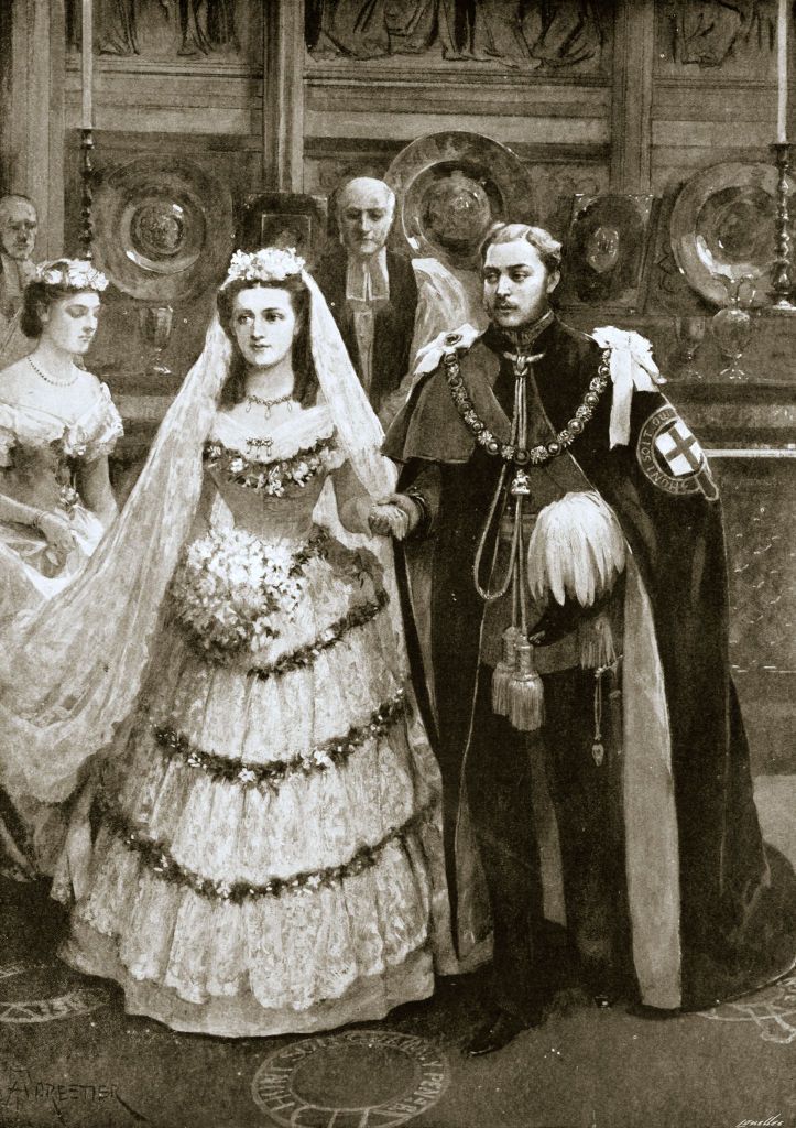 1863: Printesa Alexandra a Danemarcei
