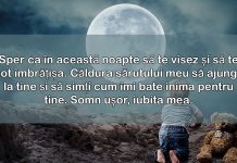 Mesaje frumoase si romantice de noapte buna